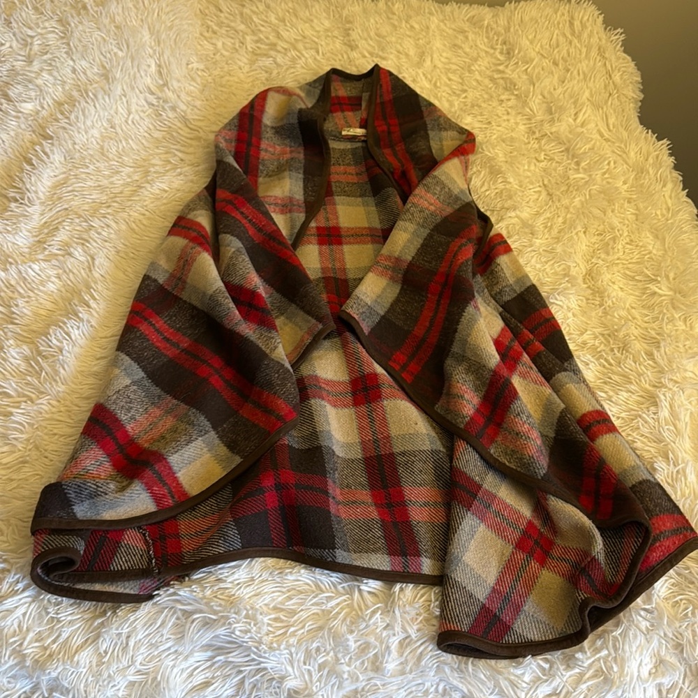 Women's flannel vest!